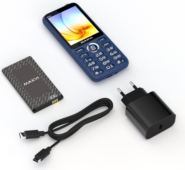 Изображение товара Мобильный телефон Maxvi K15c (синий)