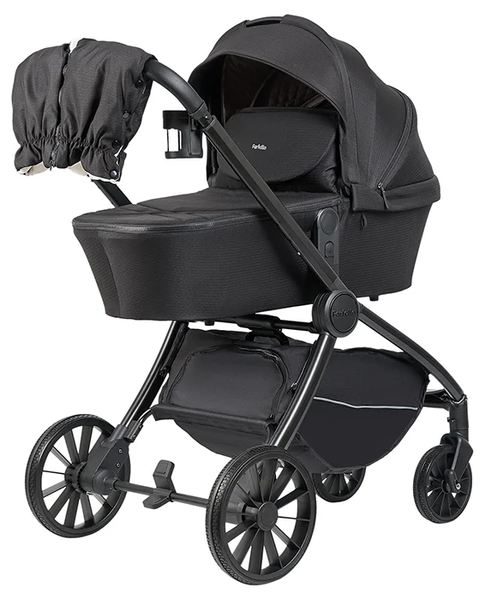 Изображение товара Детская универсальная коляска Farfello 2в1 Baby shell / BS-01 (черный)