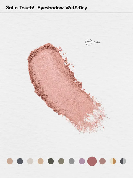 Изображение товара Тени для век Monic Beauty Satin Touch! Wet&Dry тон 09 Dakar