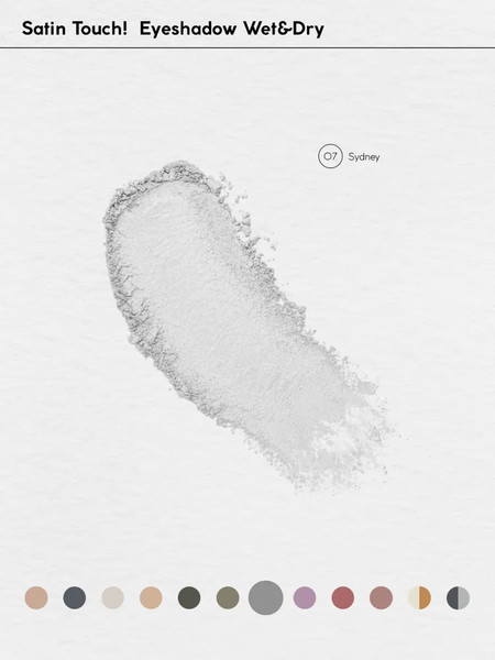 Изображение товара Тени для век Monic Beauty Satin Touch! Wet&Dry тон 07 Sydney