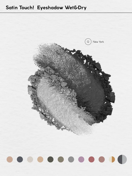 Изображение товара Тени для век Monic Beauty Satin Touch! Wet&Dry тон 12 New York