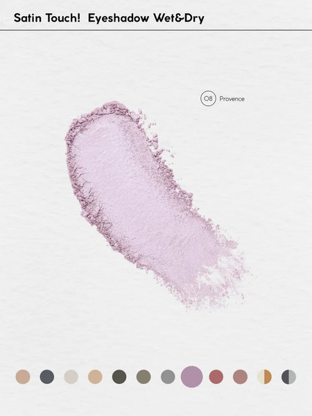 Изображение товара Тени для век Monic Beauty Satin Touch! Wet&Dry тон 08 Provence