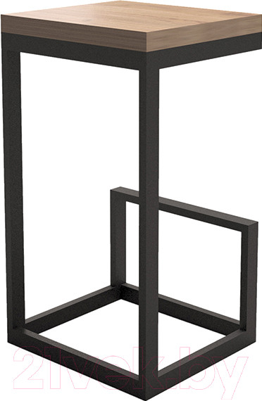 Изображение товара Табурет барный Millwood Ярдс-6 Ярдс Л (дуб табачный Craft/металл черный)