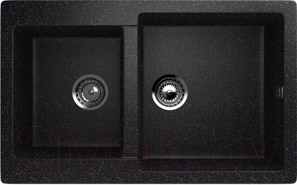 Изображение товара Мойка кухонная Ulgran U-505 (308 черный)