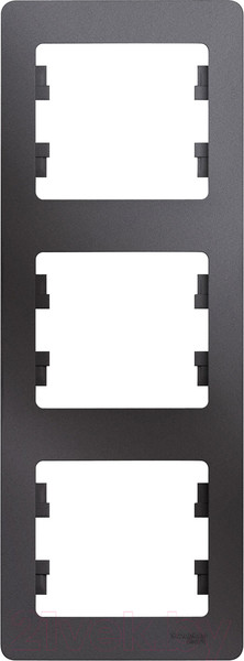 Изображение товара Рамка для выключателей и розеток Systeme (Schneider) Electric Glossa GSL001307