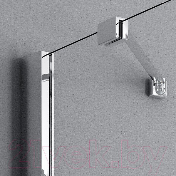 Изображение товара Стеклянная шторка для ванны Radaway Idea PNJ 60 / 10001060-01-01