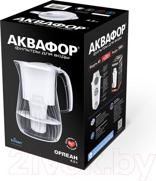 Изображение товара Фильтр-кувшин Аквафор Орлеан (белый)
