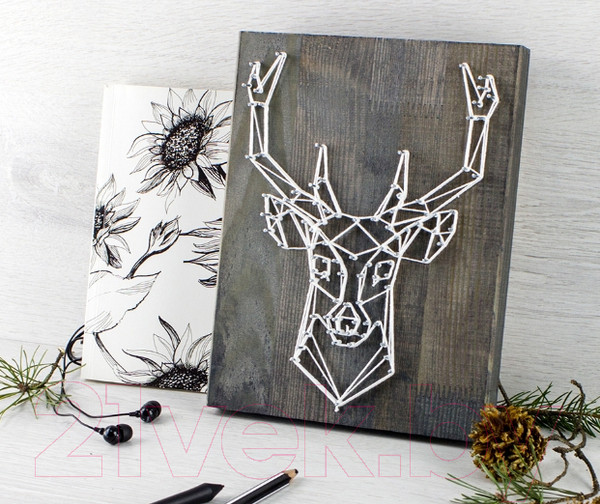 Изображение товара Набор для творчества «изонить» Woody Цвик-Арт Олень / 02383