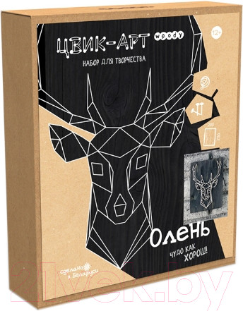 Изображение товара Набор для творчества «изонить» Woody Цвик-Арт Олень / 02383