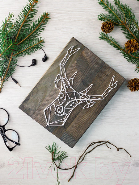 Изображение товара Набор для творчества «изонить» Woody Цвик-Арт Олень / 02383