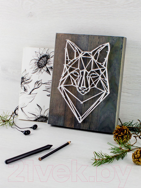 Изображение товара Набор для творчества «изонить» Woody Цвик-Арт Волк / 02390