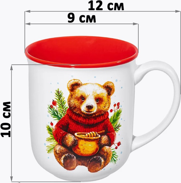 Изображение товара Набор кружек Elan Gallery Панда и Мишка / 880260