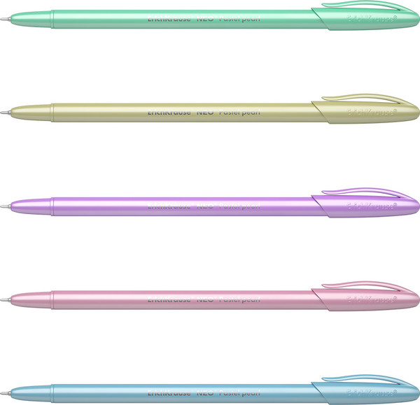 Изображение товара Ручка шариковая Erich Krause Neo Stick Pastel Super Glide Technology / 55380 (синий)