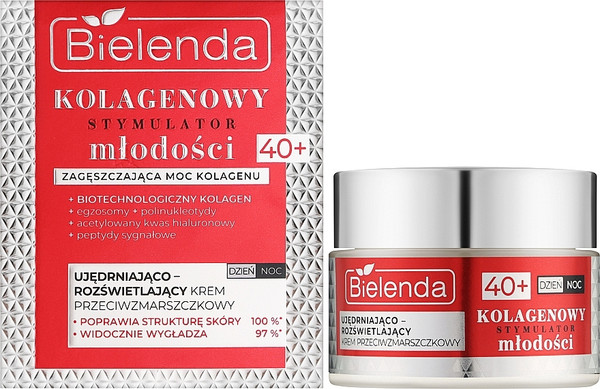 Изображение товара Крем для лица Bielenda Collagen Youth Stimulator Укрепляющий 40+ день/ночь (50мл)