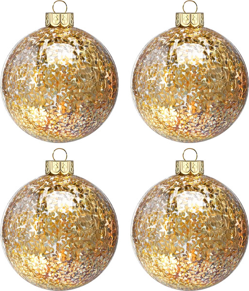 Изображение товара Набор шаров новогодних Elan Gallery 980073 (золотая россыпь)