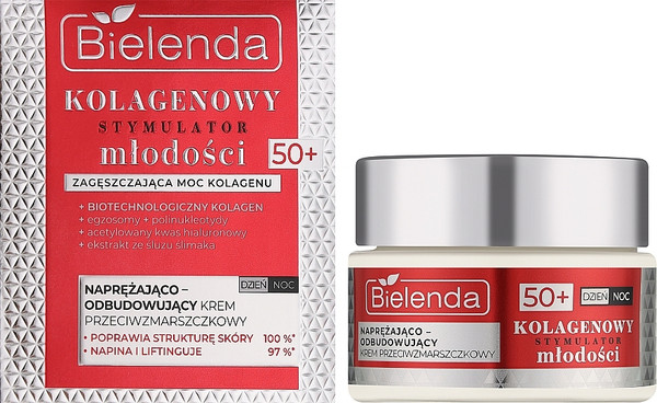 Изображение товара Крем для лица Bielenda Collagen Youth Stimulator Подтягивающий 50+ (50мл)