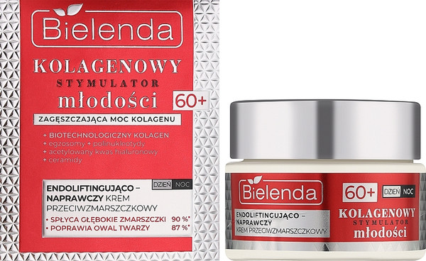 Изображение товара Крем для лица Bielenda Collagen Youth Stimulator Эндолифтинг 60+ (50мл)