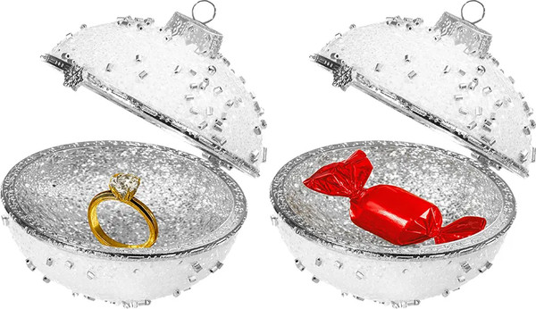 Изображение товара Набор шаров новогодних Elan Gallery 980077 (белый матовый/серебристый)