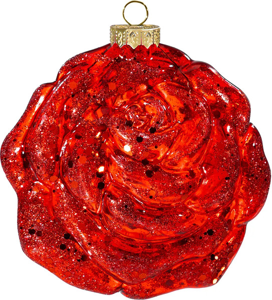 Изображение товара Набор шаров новогодних Elan Gallery Цветок / 980086 (красный)