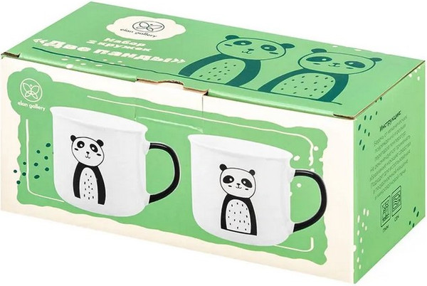 Изображение товара Набор кружек Elan Gallery Две панды / 230264