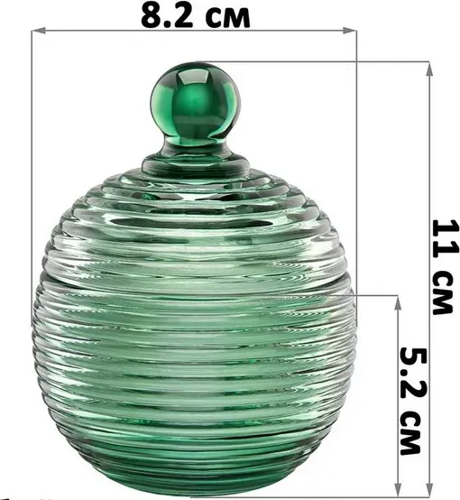 Изображение товара Емкость для хранения Elan Gallery Каскад / 890920 (зеленый)