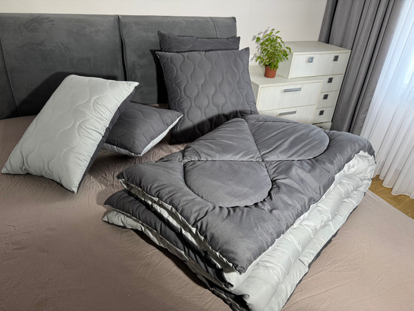 Изображение товара Одеяло Angellini Монохром / 5с017дп (172x205, серый)