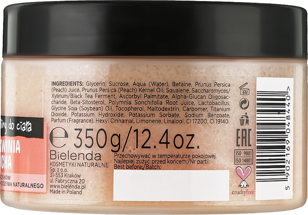 Изображение товара Скраб для тела Bielenda Coctail Scrub Персик + Комбуча (350г)