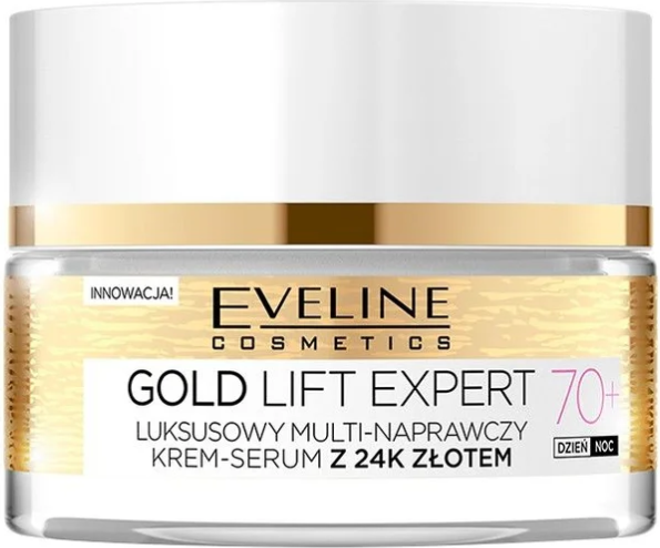 Изображение товара Крем для лица Eveline Cosmetics 24k Gold Эксклюзивный 70+ (50мл)