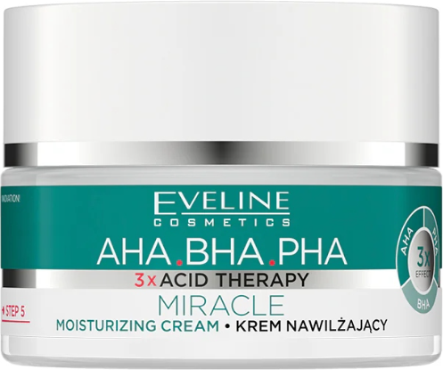 Изображение товара Крем для лица Eveline Cosmetics AHA BHA PHA 3x Acid Therapy Увлажняющий (50мл)