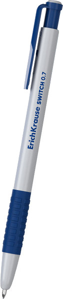 Изображение товара Ручка шариковая Erich Krause Switch Matic&Grip 0.7 / 61273 (синий)