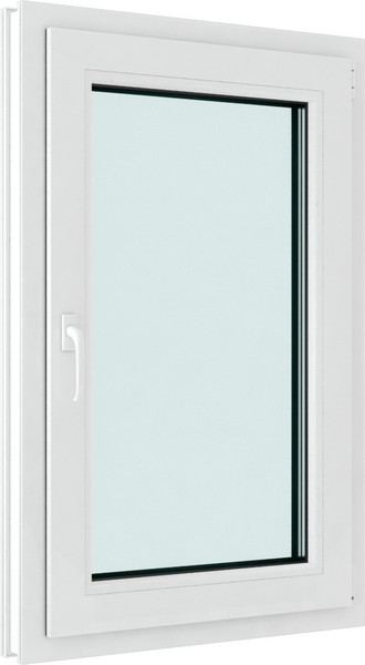 Изображение товара Окно ПВХ Brusbox Roto NK Двухстворчатое Поворотно-откидное правое 3 стекла (1000x1400x70)