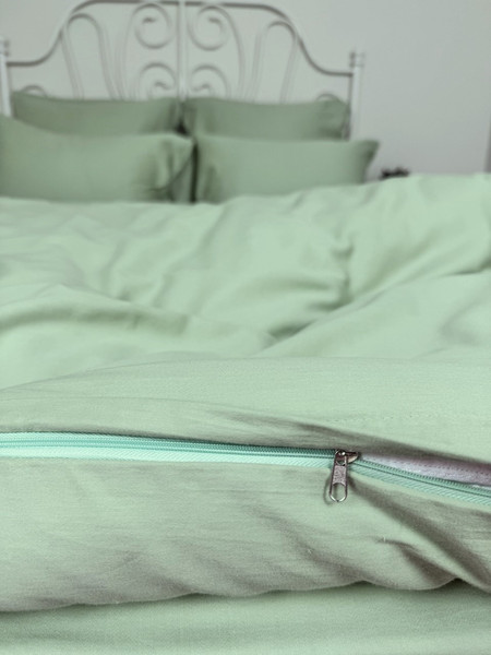 Изображение товара Комплект постельного белья Реноме 2сп Темно-синяя коллекция OS-004 (сатин, олива)