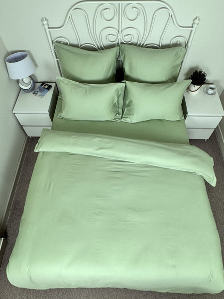 Изображение товара Комплект постельного белья Реноме 2сп Темно-синяя коллекция OS-004 (сатин, олива)