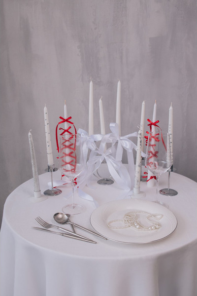 Изображение товара Набор свечей Богатство аромата Античные 9814705 (4шт, перламутровый металлик)