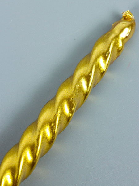 Изображение товара Набор свечей Дарим Красиво Витые / 9814731 (2шт, золотой металлик)