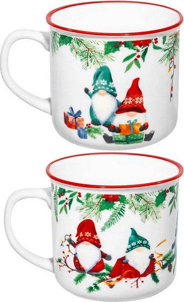 Изображение товара Набор кружек Elan Gallery New Bone China Гномики / 230277