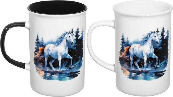 Изображение товара Набор кружек Elan Gallery Лошадь в осеннем лесу / 880233