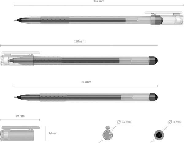Изображение товара Ручка гелевая Erich Krause G-Round Stick Classic 0.5 / 56535 (черный)
