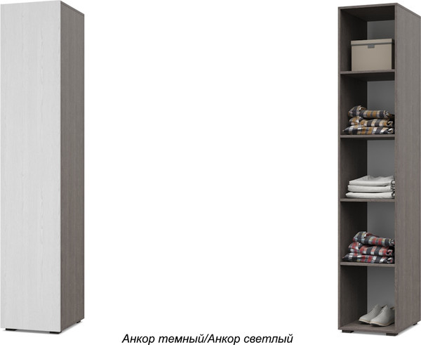 Изображение товара Шкаф-пенал Modern Челси Ч12 (анкор темный/анкор светлый)