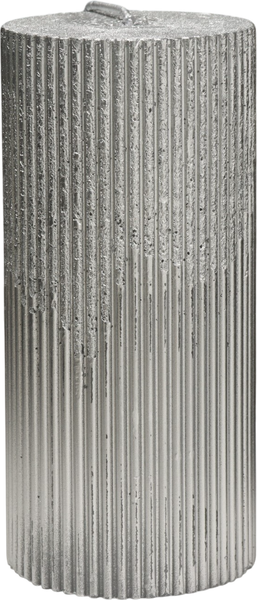 Изображение товара Свеча Дарим Красиво Рельеф / 9814716 (серебристый)