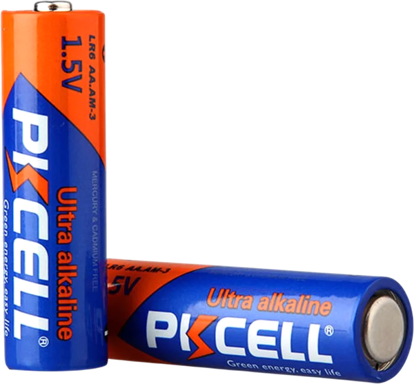 Изображение товара Комплект батареек Pkcell AA LR6 Alkaline / LR6-2B (2шт)