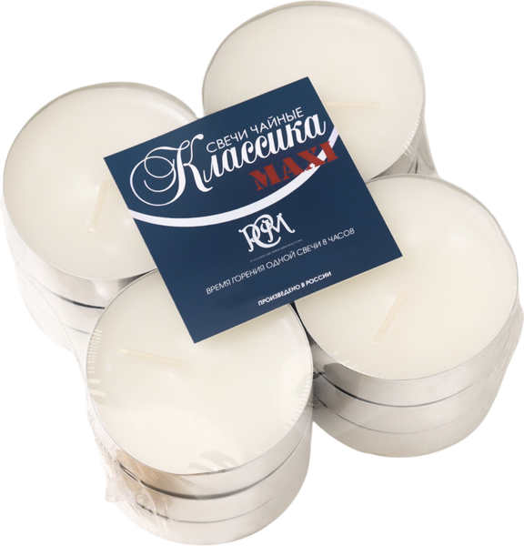 Изображение товара Набор свечей Русская свечная мануфактура Классика Макси 5502957 (12шт)