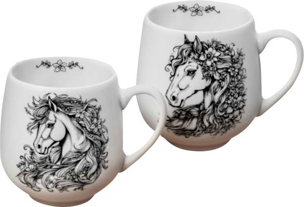 Изображение товара Набор кружек Elan Gallery Лошадки / 880257