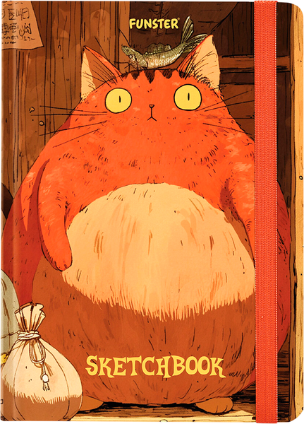 Изображение товара Скетчбук FUNSTER Пухляши / 116898 (80л)