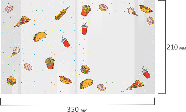 Изображение товара Набор обложек FUNSTER Food / 274083 (10шт)