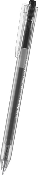 Изображение товара Ручка гелевая Erich Krause Crystal Note Matic Classic 0.5 / 63122 (черный)