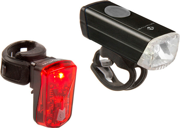 Изображение товара Набор фонарей для велосипеда M-Wave Atlas 20 USB / 5-221092