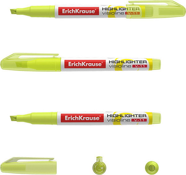 Изображение товара Текстовыделитель Erich Krause Visioline V-11 Mini Neon / 56900 (желтый)