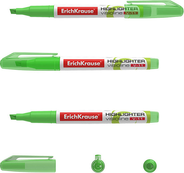 Изображение товара Текстовыделитель Erich Krause Visioline V-11 Mini Neon / 56901 (зеленый)
