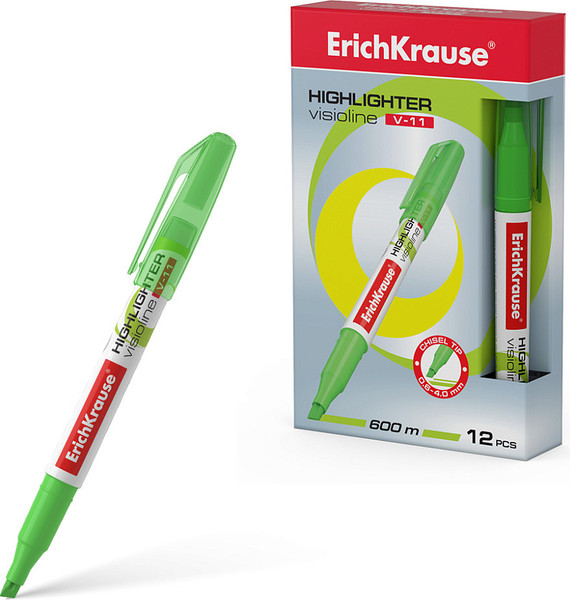 Изображение товара Текстовыделитель Erich Krause Visioline V-11 Mini Neon / 56901 (зеленый)